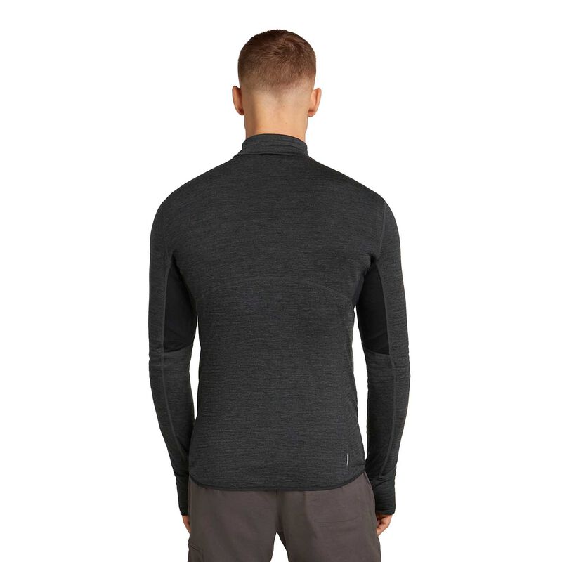 Icebreaker M Merino Blend 200 RealFleece Descender LS Half Zip image number 9
